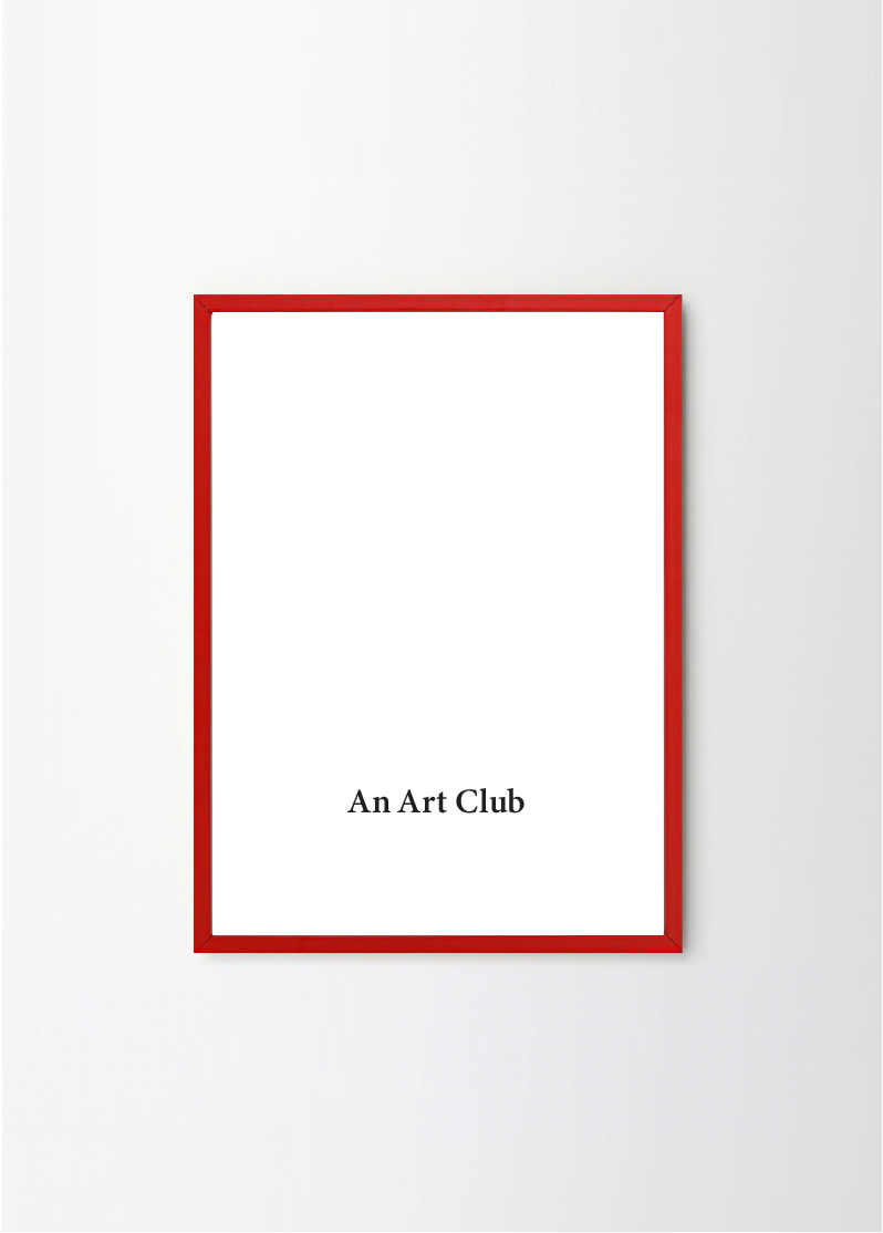 Red Poster Frame | An Art Club. – My Store